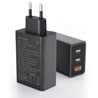 Chargeur mural HNT GaN 65W avec prise UK EU US, TYPE-C PPS, charge super rapide PD 65w, chargeur GaN pour ordinateur portable, iPhone, iPad, Macbook, UAV
