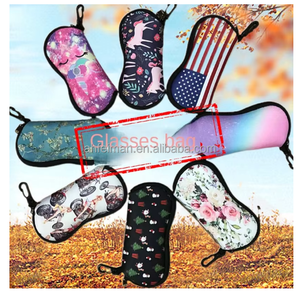 Cheap Ultra Light Neoprene Zipper Eyeglass Case Soft Sunglasses Case Portátil EyeWear Bolsa para Exterior - Product Image 5