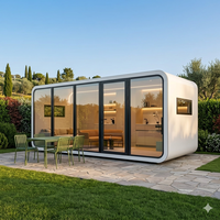 Maison conteneur Apple Cabin 20ft 40ft, étanche et durable, pour bureau, centre d'accueil, hôtel, préfabriquée en aluminium, moderne, garantie 30 ans