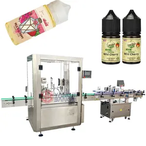 Automatic Filling Machine Chubby Gorilla PET Bottle 10ml 60ml 120ml Essential Oil Filler Capping Machine