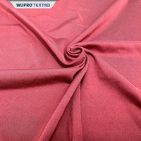 Tissu en microfibre 140 gsm 80/20 tissu spandex en nylon uni à tricoter hautement extensible pour le sport
