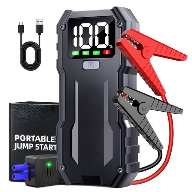 Hot Selling Car Jumper Start MultiFunction Battery Jump Starter Power Bank 2800A Peak Current for Truck for Emergency Tool