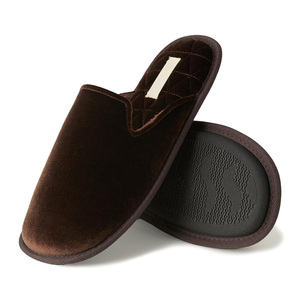 <strong>House</strong> <strong>Slippers</strong> <strong>for</strong> Men <strong>Women</strong> Full Toe Comfortable Memory Foam Slip on Diamond Velvet Indoor <strong>Slippers</strong> - Product Image 1