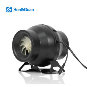 מאוורר טורבו Hon&Guan בגודל 4 אינץ', 7500 סל\\\"ד, לחץ אוויר גבוה, מפוח אוויר עם וו, מאוורר צינור קטן נייד - Product Image 4