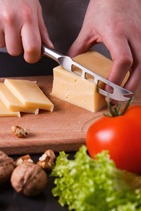 Custom Logo Stainless Steel Cheese <b>Knife</b> Factory Supply Multi Holes Design Cheese <b>Slicing</b> <b>Knife</b> Wholesale Kitchen Utensil - Product Image 5