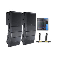 Système de sonorisation professionnel Morin, enceinte Line Array, caisson de basses amplifié, module amplificateur d'enceinte active, garantie de 3 ans