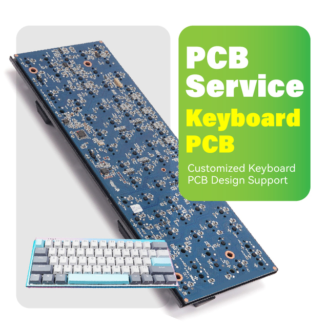 Gaming Mechanical Keyboard PCB Hot Swap RGB Backlit Double Layer PCB Factory Smart Device Consumer Electronics Circuit Board