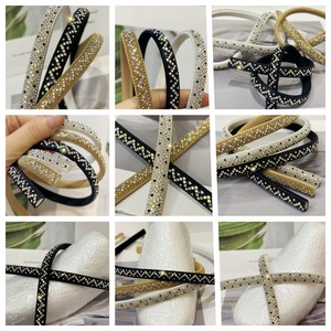 Bán buôn cao gót giày dép phụ kiện Rhinestone dây kim cương pha lê cắt tỉa dây giày vật liệu - Product Image 2