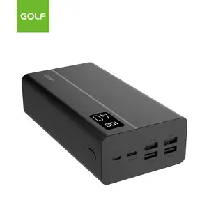 Batteria al litio di vendita calda di GOLF cassa di carico Mobile grande capacità a buon mercato Display digitale LCD 40000 mah banca di potere