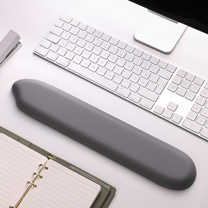 Manufacturer Original Blue <strong>White</strong> Rice Shape Silica Gel Pad PU Leather Wrist <strong>Rest</strong> for <strong>Keyboard</strong> &amp; Mouse Silicon Material in Stock - Product Image 3