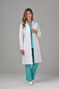 <span class=keywords><strong>Camice</strong></span> da Laboratorio Unisex Antistatico e Antipiega di Alta Qualità, Personalizzabile con Logo, per Medici, Infermieri e Saloni di Bellezza - Product Image 6