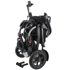 Portable Lightweight 6A Lithium Battery <b>Foldable</b> <b>Electric</b> <b>Wheelchair</b> Xunyu XY-D08L 150W Dual Motor 6KM/H 100kg Capacity for - Product Image 4
