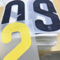 Numeri Personalizzati 0-9 per Trasferimento a Caldo su Maglie da Calcio, Stampa Durevole in PET e Plastisol per Abbigliamento