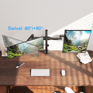 14 ''-32'' đôi màn hình núi xoay xoay kép Màn hình máy tính cánh tay - Product Image 3