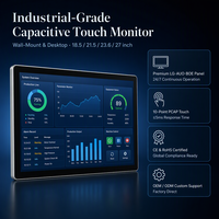 21.5 23.8 27 pouces écran plat interactif écran tactile moniteur capacitif LCD écran tactile