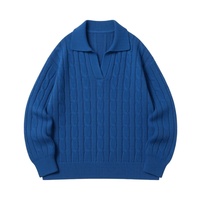 Pull en molleton chaud pour homme, coupe slim, respirant, tricoté, pour l'automne et Noël