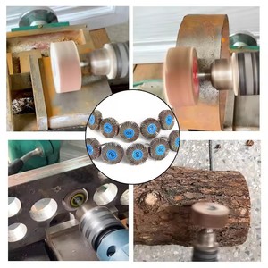 1 pièce Disque à lamelles cylindrique moyen OEM FM, grain 80, pour ponçage et polissage, tige de 3,0 mm, pour <span class=keywords><strong>Dremel</strong></span> - Product Image 5