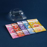 Boîte d'emballage de gâteau personnalisable en PET transparent de qualité alimentaire avec impression UV pour BOHE BHCB-S05-X103