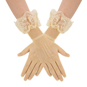 <span class=keywords><strong>Gants</strong></span> de mariée transfrontaliers à manches longues en résille, à doigts complets, en <span class=keywords><strong>dentelle</strong></span>, sexy, ajourés, pour femmes, pour soirée et spectacle - Product Image 3