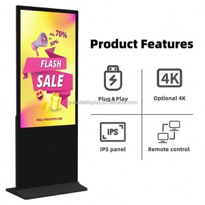 Tótem Táctil IR de 32/49 Pulgadas con Sistema Android y <span class=keywords><strong>Windows</strong></span>, Cartel LED para Promoción de Películas con Gráficos, Panel Publicitario para Video Wall - Product Image 4