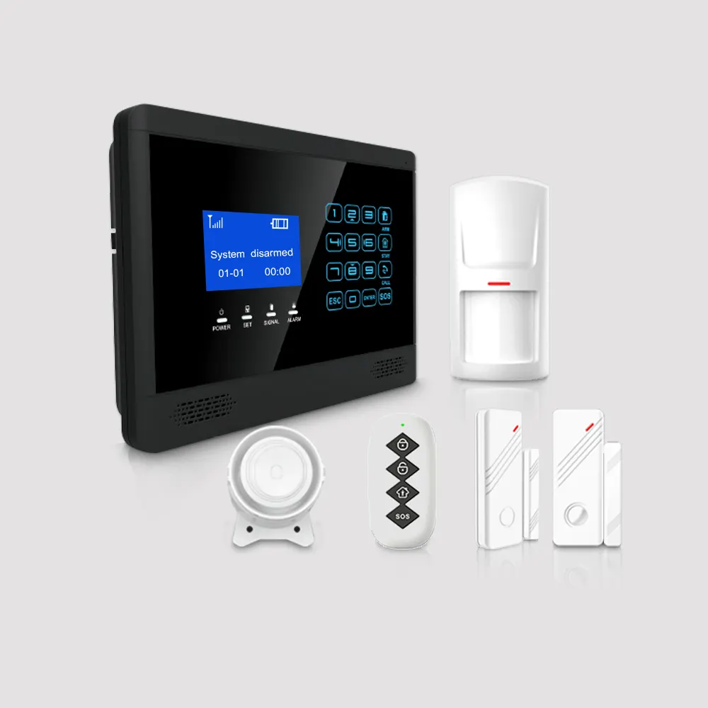 APP Control Smart GSM Alarm system Russian/English Voice Wireless Home Security Alarm Device