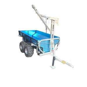 Nouveau Style <span class=keywords><strong>Quad</strong></span> Big Used Box Garden Trailer Atv <span class=keywords><strong>Tandem</strong></span> Axle Trailer A01-3E - Product Image 1