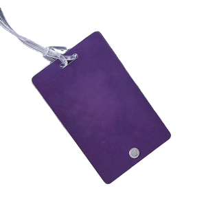 Etiqueta de equipaje de viaje de PVC de moda personalizada etiquetas de identificación de equipaje para maleta nombre pegatina bolsa etiqueta de identificación - Product Image 1