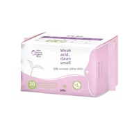 Serviettes hygiéniques de nuit quotidiennes en coton doux, non parfumées, post-partum, 155 mm – Vente en gros directe usine