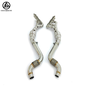 Collecteur de têtes à débit libre de haute qualité CSZ pour Ford <span class=keywords><strong>Mustang</strong></span> <span class=keywords><strong>GT</strong></span> 5.0L 2023-2025 Tuyaux d'échappement de têtes de course - Product Image 1