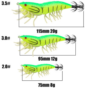 Egi mực <span class=keywords><strong>Jig</strong></span> 3.5 #115mm 21g Rattle mực Baits mực móc jigging bạch tuộc calamar mực lure câu cá biển phát sáng - Product Image 5