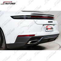Kit de carrosserie de modernisation et de relooking d'usine pour Porsche Panamera 976 2024-2026, style Turbo GT, en matériau PP ABS, diffuseur arrière
