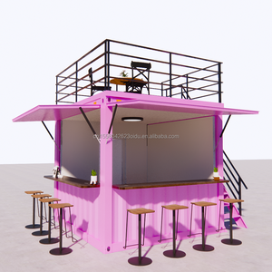 Contenedor Móvil Prefabricado <span class=keywords><strong>de</strong></span> Acero <span class=keywords><strong>de</strong></span> 10 Pies, Tipo Pop-Up, para Restaurante, Tienda o Puesto <span class=keywords><strong>de</strong></span> <span class=keywords><strong>Comida</strong></span>, Mini <span class=keywords><strong>Casa</strong></span> Contenedor - Product Image 2