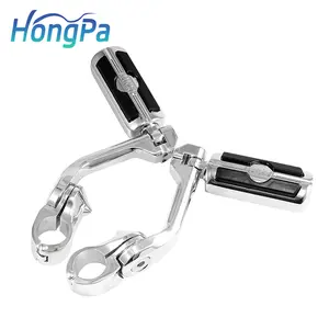 32mm Highway Pegs Aluminum Motorcycle Custom Foot Rest Motor Footrest For Harley Touring Road Electra Street Glide King