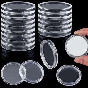 Cápsulas de Plástico Transparente Modernas y Duraderas para Monedas, Cápsulas Vacías al por Mayor para Coleccionar, Impresas con Serigrafía, Tamaño Personalizado - Product Image 6