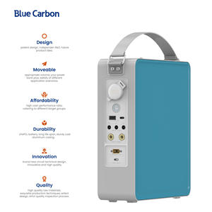 Blauwe Koolstof Zonne-Energie Opslagsysteem Thuis 500wh 1kwh Draagbare Lithium Ion Zonne-Energie Batterij - Product Image 3