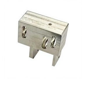 Custom High Precision CNC Milling Aluminum Adjustable Mounting Bracket, OEM Slotted Hole Fixing Stand Automation Equipment Parts - Product Image 4