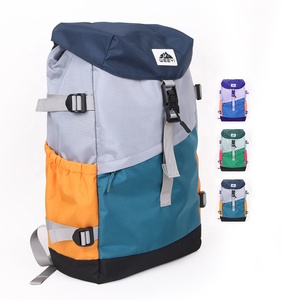 Changrong unisex tái chế rPet du lịch bình thường máy tính xách tay Ba lô Ba lô tùy chỉnh công suất lớn màu khối thiết kế Polyester Lót - Product Image 1