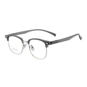 Montures de lunettes en titane rectangulaires unisexes légères avec protection contre la lumière bleue, monture complète, origine Danyang 2022 - Product Image 2