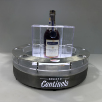 Refroidisseur de vin à LED personnalisé en usine Service de table en métal Tequila Glorifier Porte-bouteilles pour Club Bar Pub Fête pour les occasions VIP