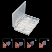 Kit de 10 Formes Réutilisables pour Ongles Carrés, Amande et Stiletto – Boîte de Formes d'Extension d'Ongles – Vente en Gros OEM