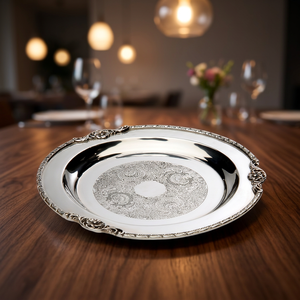 Plateau de service en fer le plus vendu Meilleur pour la décoration de mariage Plateaux en fer naturel Looks de luxe pour hôtels maisons restaurant au prix de gros - Product Image 6
