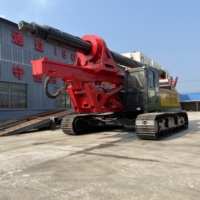 Machine de forage de roche hydraulique directe d'usine engrenage de plate-forme de forage rotatif sur chenilles pour pile de construction de pieux de fondation de pont
