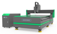Routeur CNC Xunke avec caméra CCD, couteau oscillant, broche de coupe, routeur CNC 1325 pour la découpe de panneaux, le fraisage du bois massif et de l'aluminium