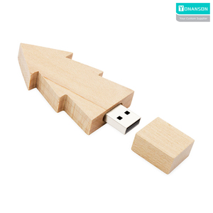 Cây gỗ <span class=keywords><strong>USB</strong></span> <span class=keywords><strong>Flash</strong></span> Drive món quà giáng sinh CLE <span class=keywords><strong>USB</strong></span> Stick 2.0 <span class=keywords><strong>USB</strong></span> thumb drive sinh thái thân thiện Pendrive 3.0 laser logo - Product Image 4