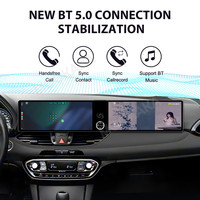 MOOKAKA Dual 12.3 pouces Android 15 pour Hyundai I30 2017-2022 Car Stereo Multimedia GPS Navi Wireless CarPlay Head Unit WiFi 4G