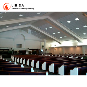 Fornitore di strutture in acciaio prefabbricate in acciaio magazzino metallo edificio della chiesa - Product Image 1