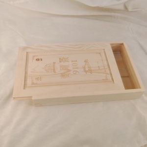 Longgao unfinished pine wooden box wooden gift box Eco Friendly wood Boxes