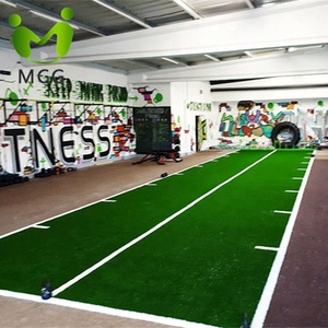 Revêtement de sol en <span class=keywords><strong>gazon</strong></span> artificiel acrylique de haute qualité et durable MCG de <span class=keywords><strong>15</strong></span> mm pour usage sportif scolaire - Résistant au feu et écologique - Product Image 6