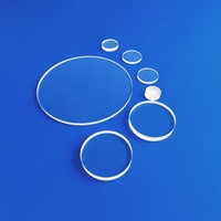 Plaque de verre optique en quartz transparent, feuille de fenêtre en silice fondue de qualité UV, sur mesure pour lentille de protection laser