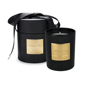 Candele profumate per la casa di natale con etichetta privata personalizzata di lusso all'ingrosso e set regalo con diffusore a bastoncini - Product Image 1